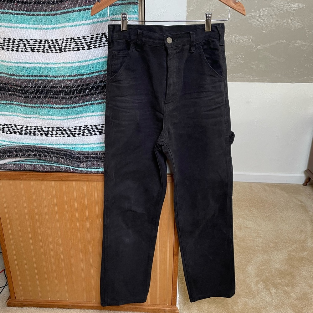 J Galt Black 100% Cotton Denim High-rise pants size small